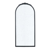 30" x 65" Hand Carved Rose Antique Mirror Frame, Large Arch Mirror Wall Decor for Living Room, W2078126748