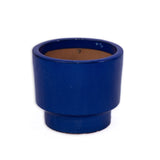 3 Pieces Ceramic Flowerpot, Modern Planter for Patio, Garden or Windowsills - Antique Blue Green W3273P321546