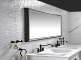 72 x6 Inch LED Bathroom Mirror with Aluminum Frame, Wall Mounted Vanity Mirror, Anti-Fog, Memory, W2287P358704