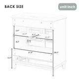 30" Bathroom Vanity without Sink, Base Only, Multi-functional Bathroom Cabinet with Doors and WF306250AAC