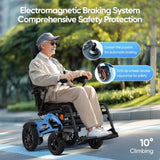 Automatic Reclining Foldable Wheelchairs for Adults, Longest Range 20 Miles of Deluxe 86921045