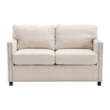 ZUN UNITED Modern chenille Fabric Loveseat, 2-Seat Upholstered Loveseat Sofa Modern Couch W1568P160575