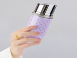 Portable Insulated Cup with Built-in Lipstick Mirror Lipstick Tumbler 160mL yellow 38590702