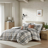 Full/Queen Plaid Comforter Set B035P203245