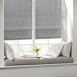 ZUN Basketweave Room Darkening Cordless Roman Shade B035129713