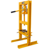6 Ton Hydraulic Press, Benchtop Hydraulic Shop Press, H-Frame Garage Floor Press with Press Plates, W465P192092