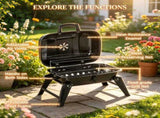 Small Charcoal Grill,Portable Grill,Outdoor Tabletop Grill T3971P510666