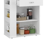 ZUN Pantry Cabinet 67" H, Two Doors, One Drawer, Two Storage Shelves, Two Internal Shelves, Three B097120774