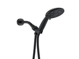 Matt black high pressure multi function with hand held shower faucet 61101347