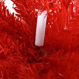 Red Pencil Christmas Tree ,with 499 Realistic Branch Tips and Plastic Stand 12939552