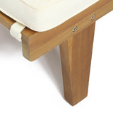 ARIANA KD WOOD CHAISE LOUNGE W/ CUSHION 57523.00