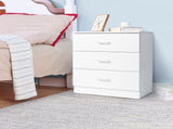 Modern Simple 3-Drawer Dresser Chest of Drawers for Family Room Bedroom Living Room Universal 91161483