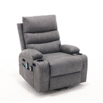 ZUN 21"seat width,large size Electric Power Lift Recliner Chair Sofa for Elderly, 8 point vibration W214111183