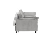 54.30-inch double Two-seat casual sofa with pull out bed, living room furniture, light grey W1658P176558