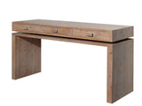 Rustic Wooden Console Table with 3 Drawers, 47inway Table with Drawers, Wood Console Table For W2729P270741