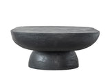 36x24x15" Black Oval Coffee Table W2078P161504