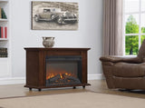 23 inch electric fireplace insert heater with log set & realistic flame, overheating protection W1769P255456
