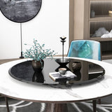 36" Inch Round Tempered Glass Table Top black Glass 1/2" Inch Thick Beveled Polished Edge W241P248361