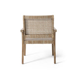 Outdoor Wicker and Acacia Wood Club Chairs, Set of 2, Light Multibrown and Light Brown, 34'' H X 74228.00MLBRN