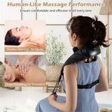 Neck Shoulder Massager - 4D Deep Tissue Kneading, 2 Modes & 2-Level Heat , Hands-Free 90810668