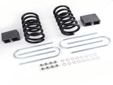 Front 3" Drop Coils Rear 4" Blocks Fit for Dodge Dakota 2WD 1997-2004 Lowering Kit 78533104