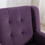 Modern Soft Velvet Material Ergonomics Accent Chair Living Room Chair Bedroom Chair Home Chair With W67639360