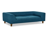 Pet sofa with backrest and armrests, modern rectangular pet sofa suitable for small and medium dogs, 72137278