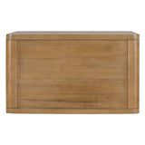 Square Coffee for Living Room in Natural Farmhouse Coffee with Storage,2-Tier Center N735P242918N