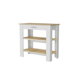 Brooklyn 40 Kitchen Island, Two Shelves, One Drawer B128P148883