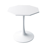 31.50"Modern Octagonal Coffee Table with MDF Table Top,Metal Base, for Dining Room, Kitchen, Living W757126156