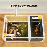 Reptile Habitat Tortoise House with Lamp Holder, 3 Acrylic Observation Windows, 2 Waterproof Trays, 94227067
