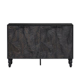 U-Can 47.2'' Modern TV Stand, Entertainment Center Media Console with 2 Spacious Storage Space, N724P233372B