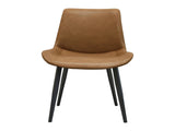 Modern PVC Upholstered Dining Chairs,Armless Side Chairs for Kitchen Dining Room, Set of 4, Grey & B347P613007