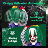4.5FT Halloween clown decoration with LED eyes and phrase recording 44208862