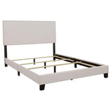 Ivory Full Bed with Nailhead Trim B062P153542