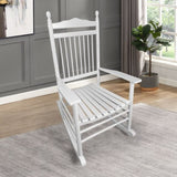 BALCONY PORCH ADULT ROCKING CHAIR - WHITE W49540379