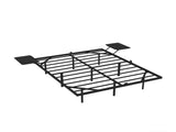 Full Size Bed Frame, Heavy Duty Metal Bed Frame , Quick & Easy Assembly, LED light , No Noise, Black W311P416238