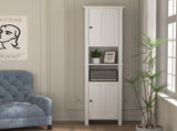 Bathroom Floor Storage Cabinet with 2 Doors Living Room Wooden Cabinet with 6 Shelves 15.75 11.81 W40935721