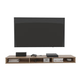Luft 71" Wide 3-Shelves Floating TV Stand,Wall Mounted, Media Console Entertainment Center with B200P286948