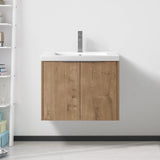Bathroom Cabinet With Sink,Soft Close Doors,Float Mounting Design,24 Inch For Small W99950714