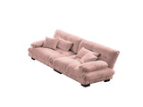 Cloud Couch 2 Seater Sofa for Living Room, Chenille 2 - Seat sofa with 2 Lumbar pillows and 2 throw 86777861