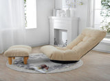 Single sofa reclining chair Japanese chair lazy sofa tatami balcony reclining chair leisure sofa W24459163
