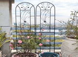 4 Pack Metal Garden Trellis 86.7" x 19.7" Rustproof Trellis for Climbing Plants Outdoor Flower W1586P268031