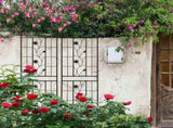 2 Pack Metal Garden Trellis 86.7" x 19.7" Rustproof Trellis for Climbing Plants Outdoor Flower 64001647