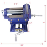 Cross slide vise, Drill Press Vise 5inch,drill press metal milling 2 way X-Y ,benchtop wood working W46539908