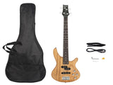GIB Electric Bass Guitar Full Size 4 String Burlywood 03995972