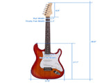 Rosewood Fingerboard Electric Guitar Sunset Red 14239211