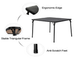 31.5" Folding Card Table, Portable Table for Dining, Camping, or Game Night, Black 51136172
