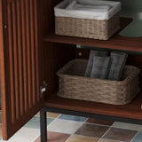 30" Vintage Bathroom Vanity with Ceramic Sink, Modern Bathroom Vanity Cabinet with 2 Soft-Close N817P245324B