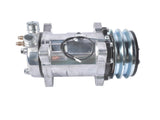 A/C Compressor with Clutch w/2-Groove Pulley Replacement for Sanden 508 Style V-Belt HC5003C 77190859